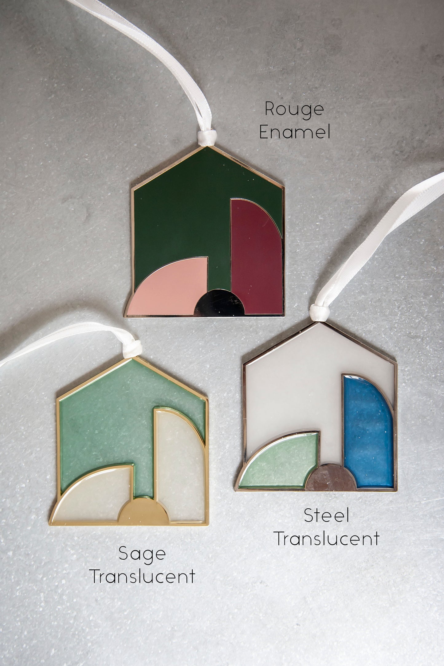 Szklo Modern Nativity Ornament© - Enamel or Translucent