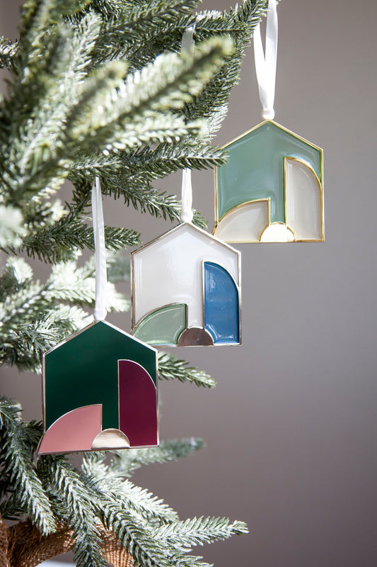 Szklo Modern Nativity Ornament© - Enamel or Translucent