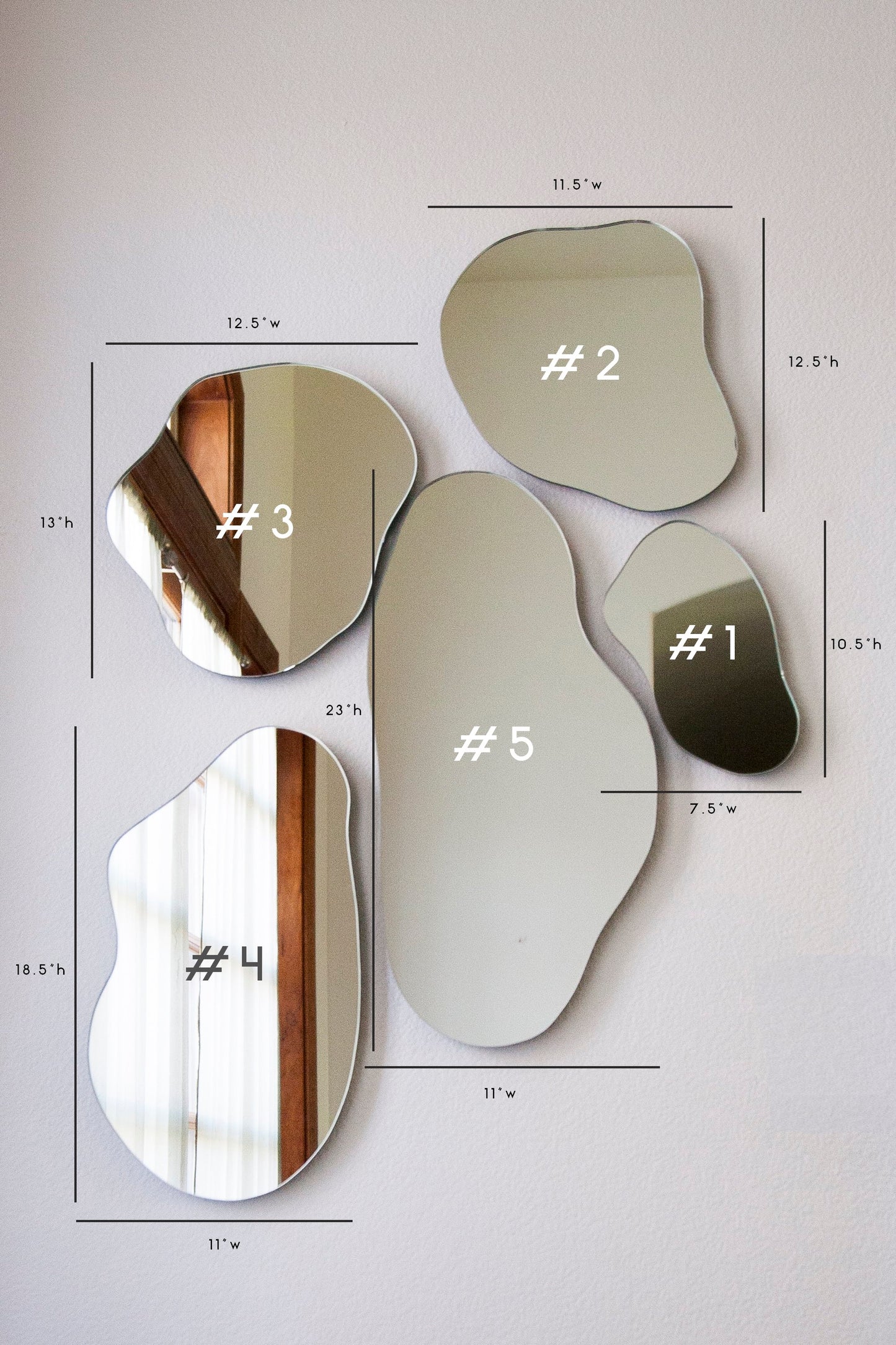 Kaluza Puddle Mirrors