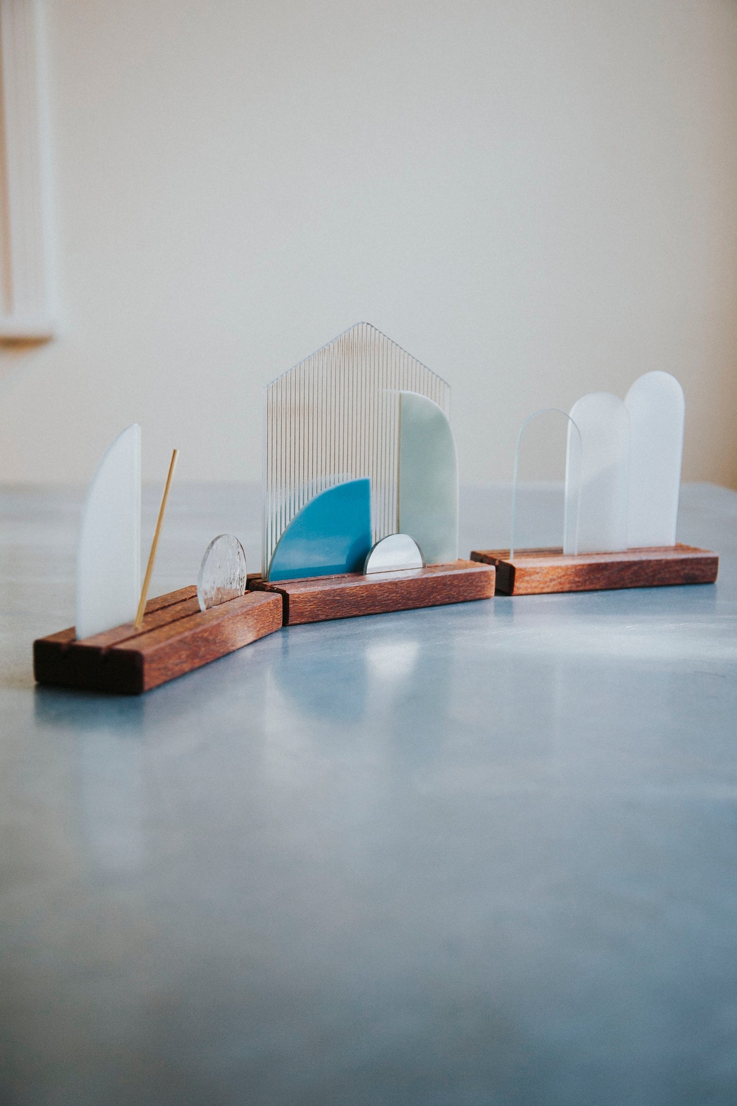 Premium Modern Stained Glass Nativity Set© - Mid Mod
