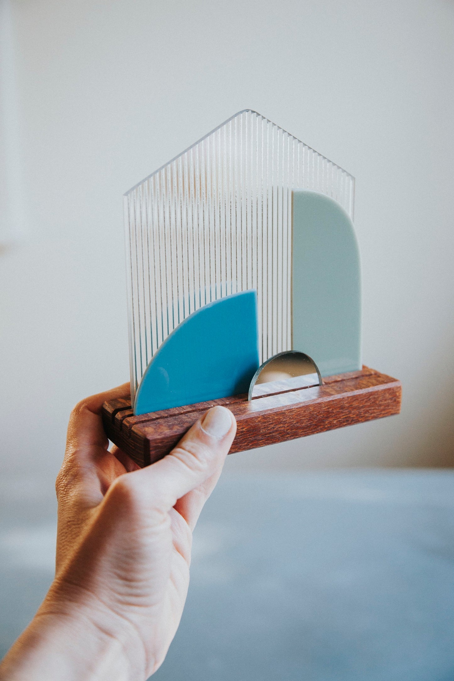 Premium Modern Stained Glass Nativity Set© - Mid Mod