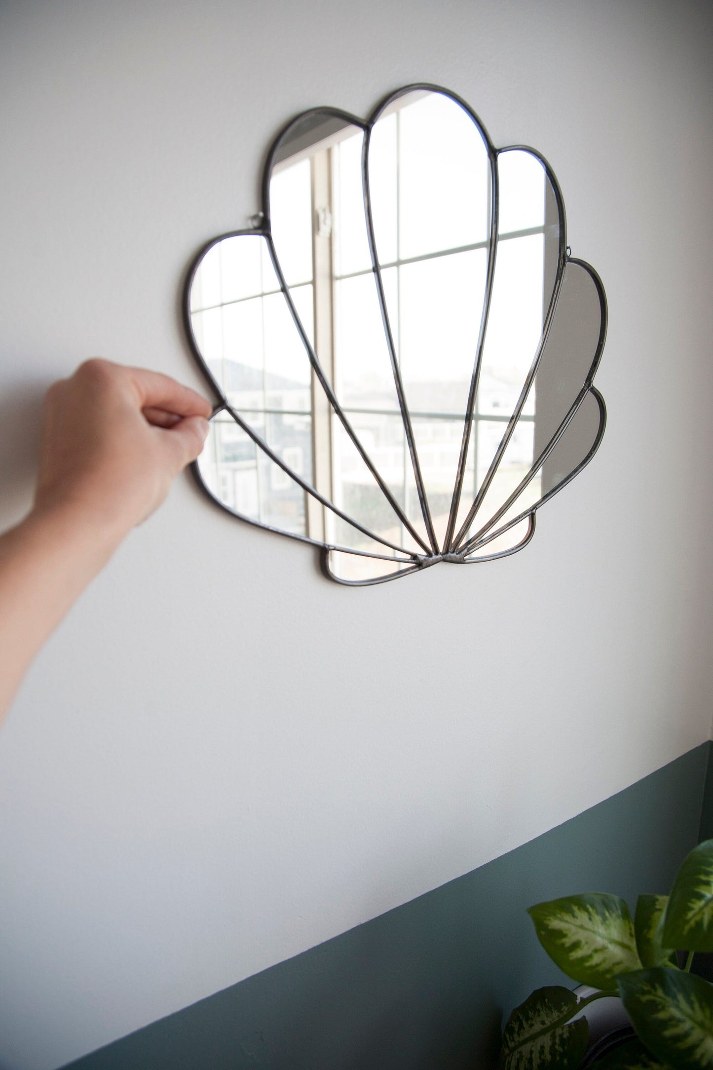 Large Seashell Mirror