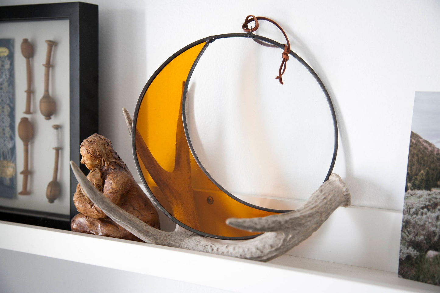 Large Moon - Clear & Amber