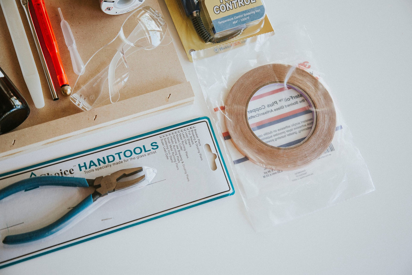 Stained Glass Beginner Tool Kit - Foil or Lead Method