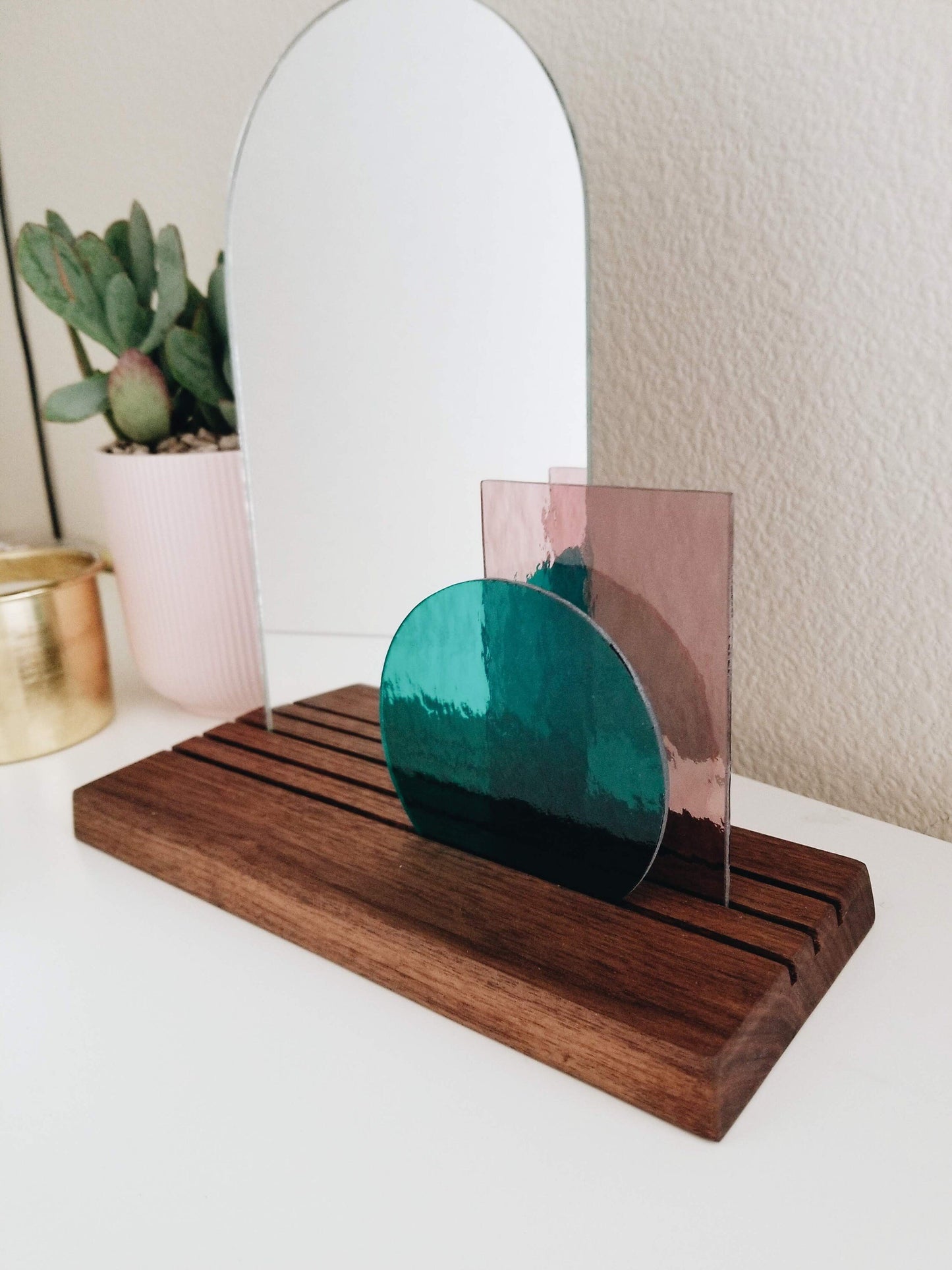 Look At Me - Teal & Pale Purple