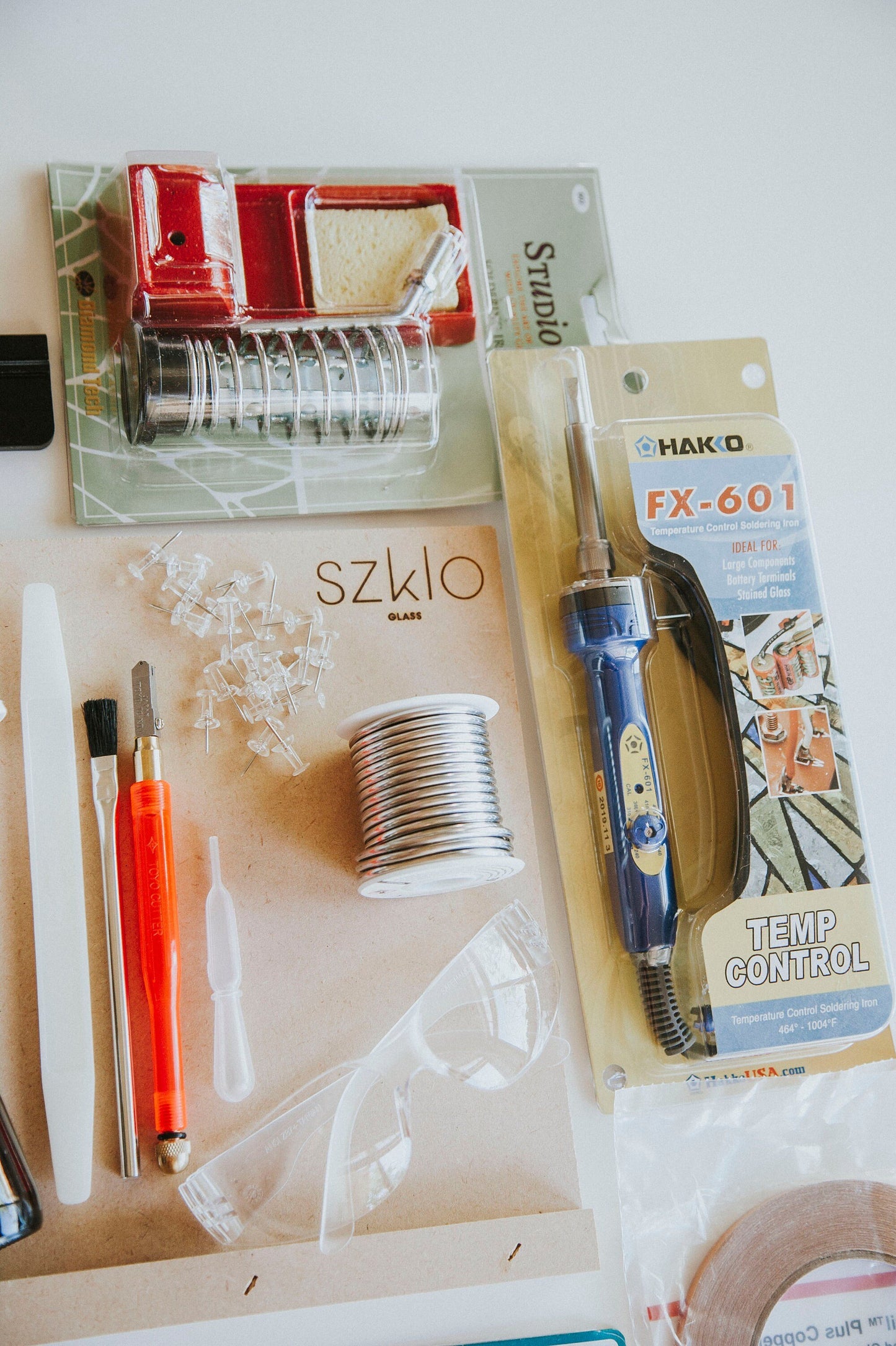 Stained Glass Beginner Tool Kit - Foil or Lead Method