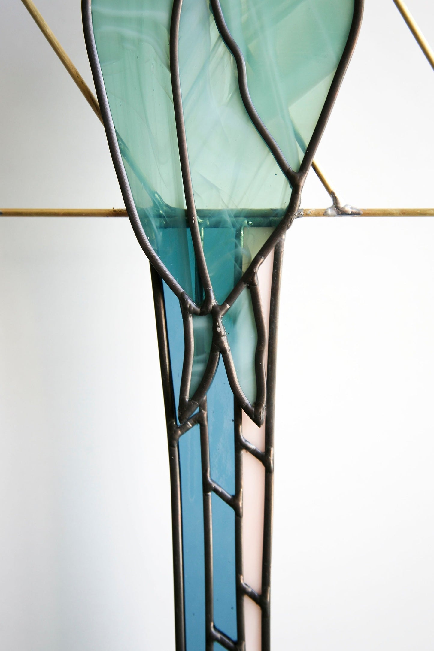Parrot with Brass Detail - Pastel, Neutral or Custom