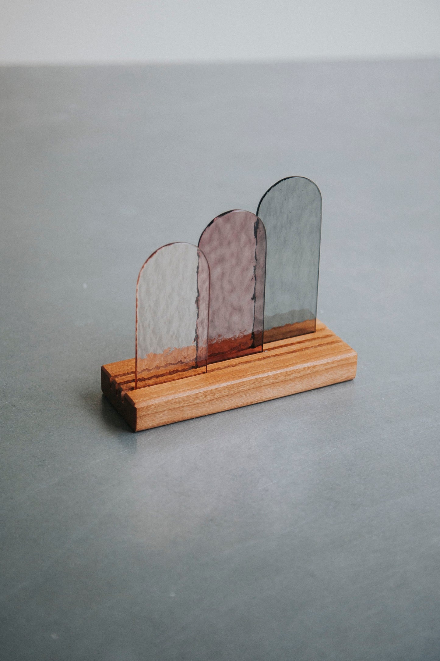 Modern Stained Glass Nativity Set© - Polished Edge Glass