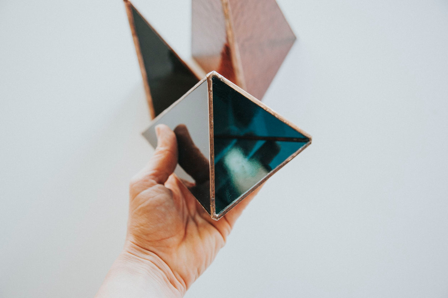 Minimal Prism Glass Tree - 3 Different Sizes (lights included)