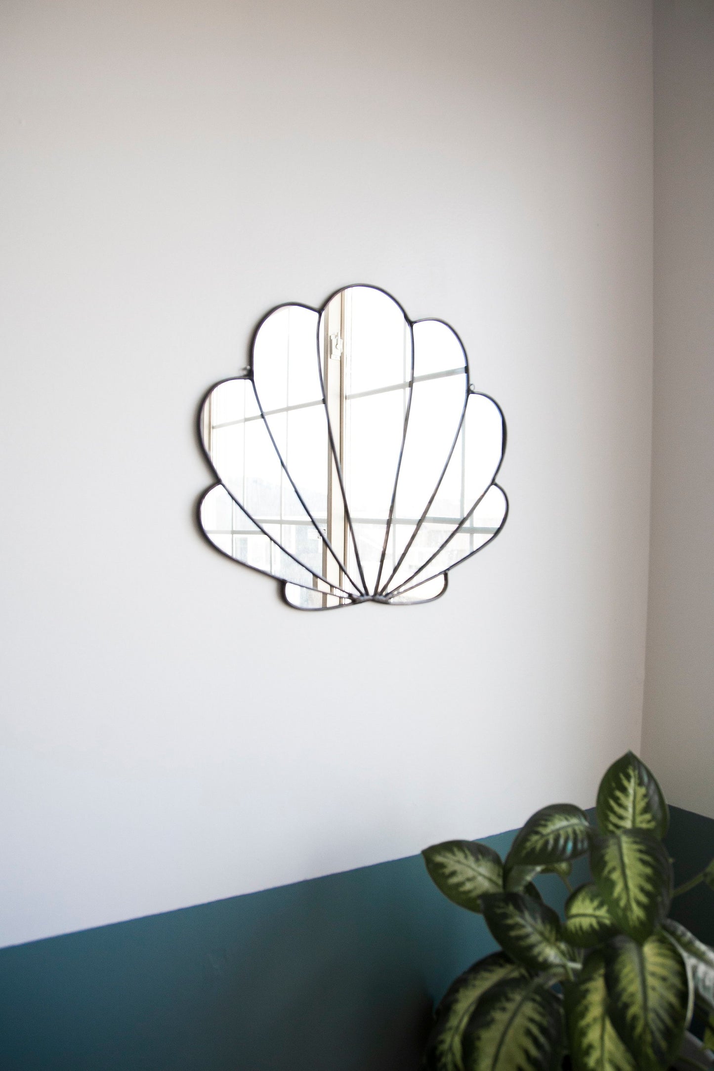 Large Seashell Mirror