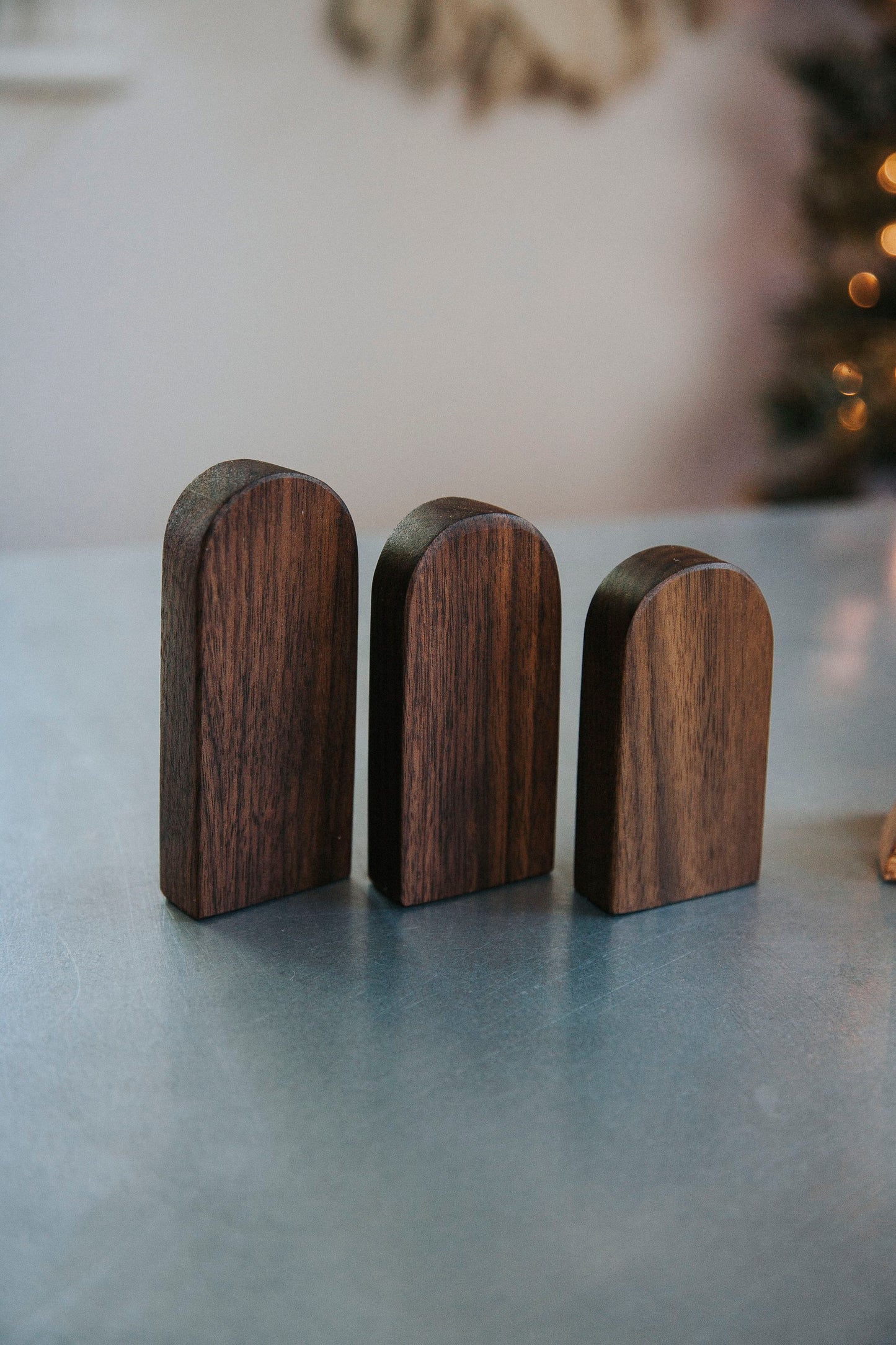 Modern Wood Nativity Set© - Designed by Szklo Glass