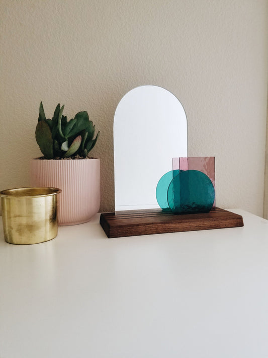 Look At Me - Teal & Pale Purple