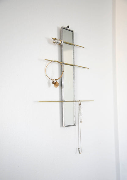 Mirror Jewelry Hanging Organizer