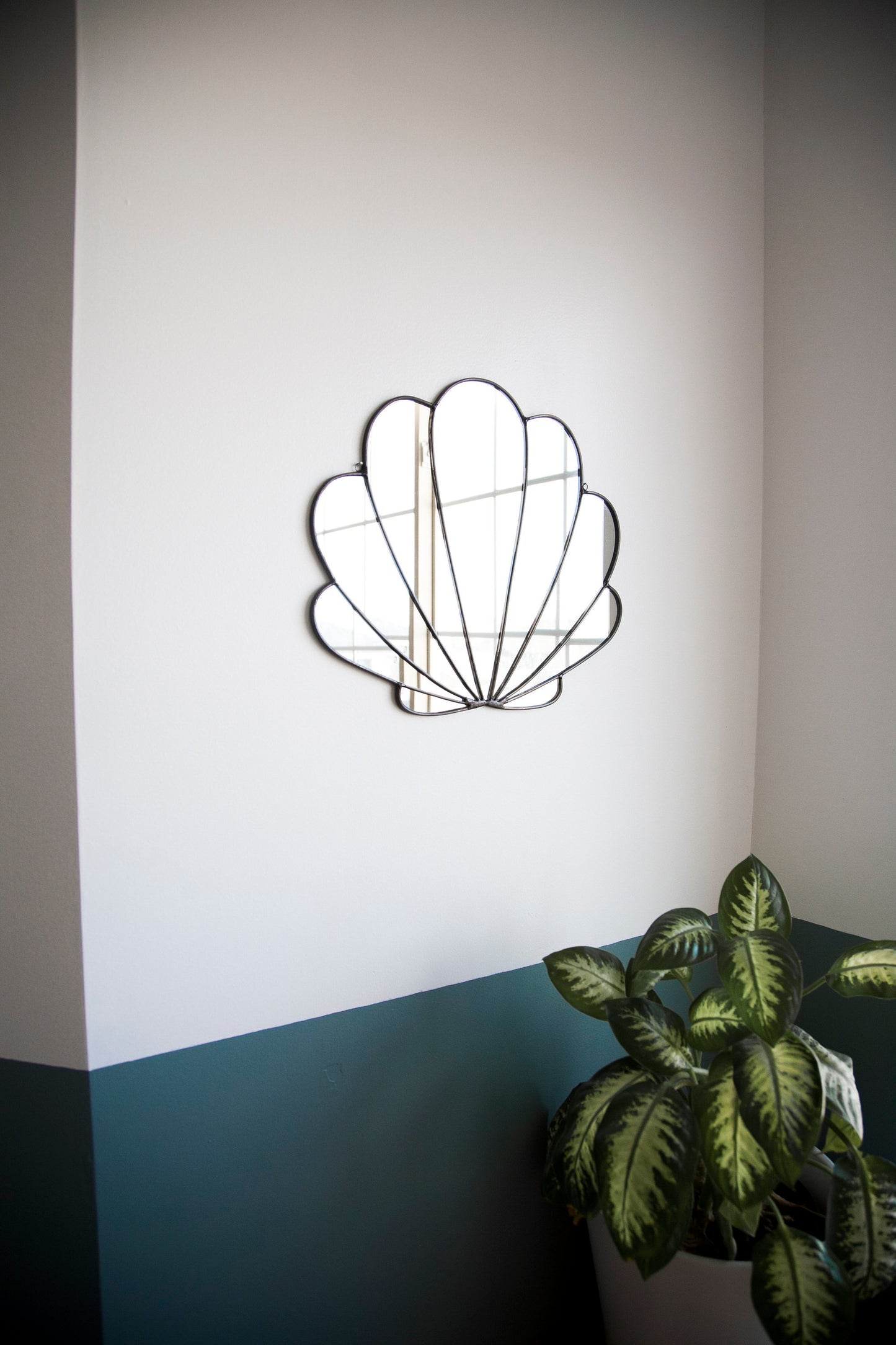 Large Seashell Mirror